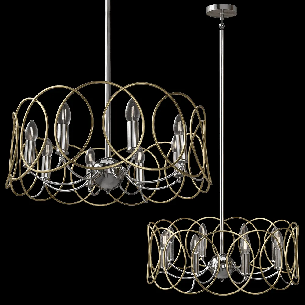 Vele Luce – Chandelier Vita VL4234P08 3ds Max