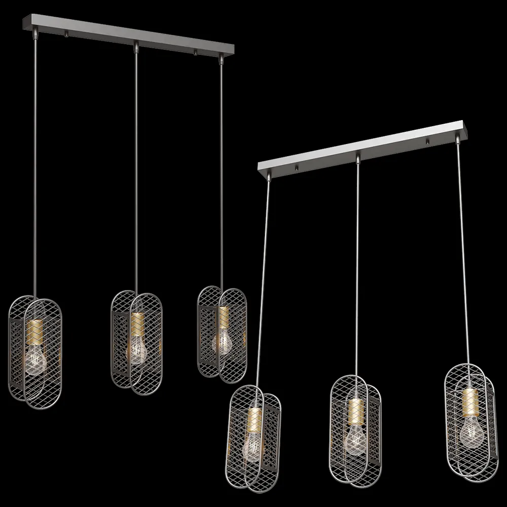 Vele Luce – Pendant lamp City VL6342P03 3ds Max