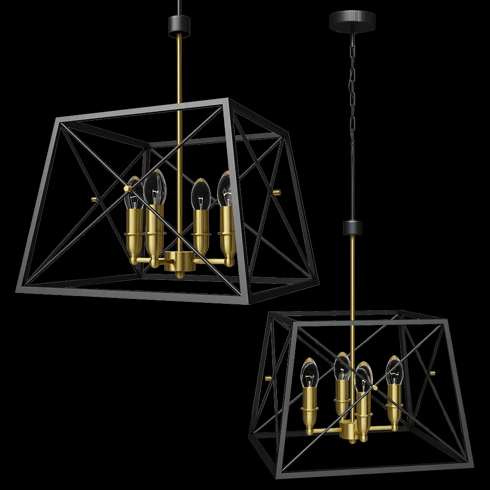 Vele Luce – Pendant lamp Clemente VL4272P04 3ds Max