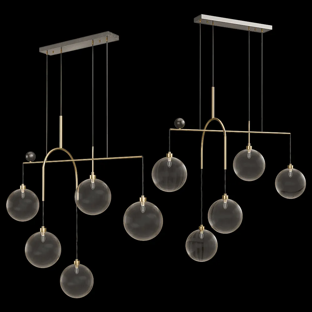 Vele Luce – Pendant lamp Freedom VL5544P05 3ds Max