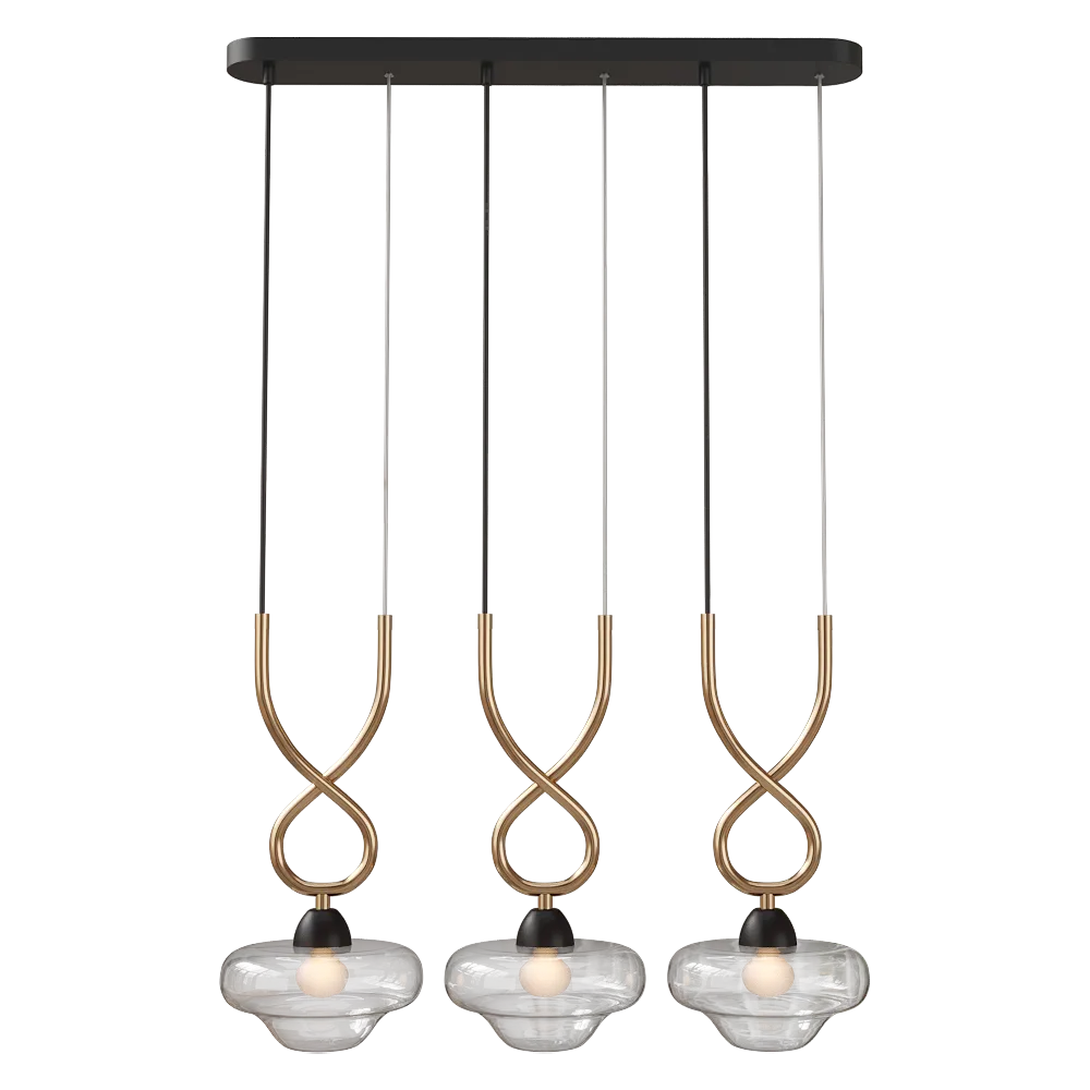 Vele Luce – Pendant lamp Janice VL5444P03 3ds Max