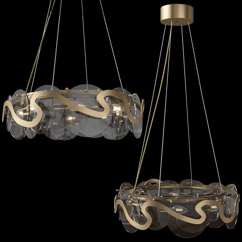 Vele Luce – Pendant lamp Melodia VL3294P08 3ds Max