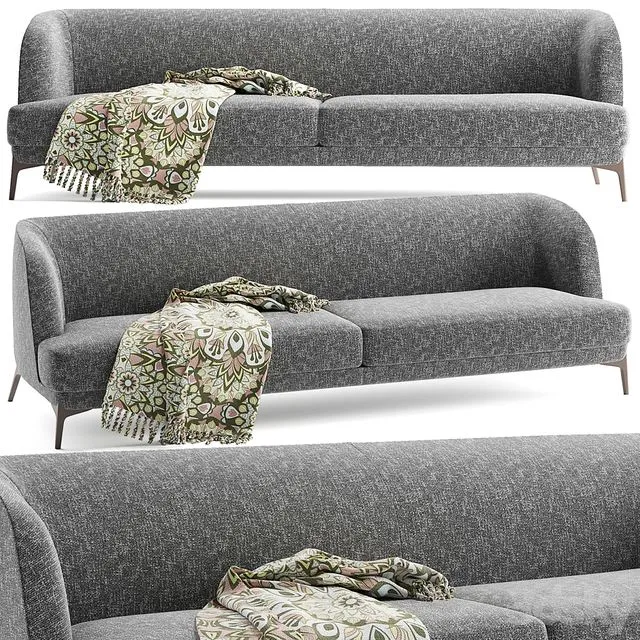 Velvet Sofa 2 by Matteo Zorzenoni (Novamobili) 3dsMax Model