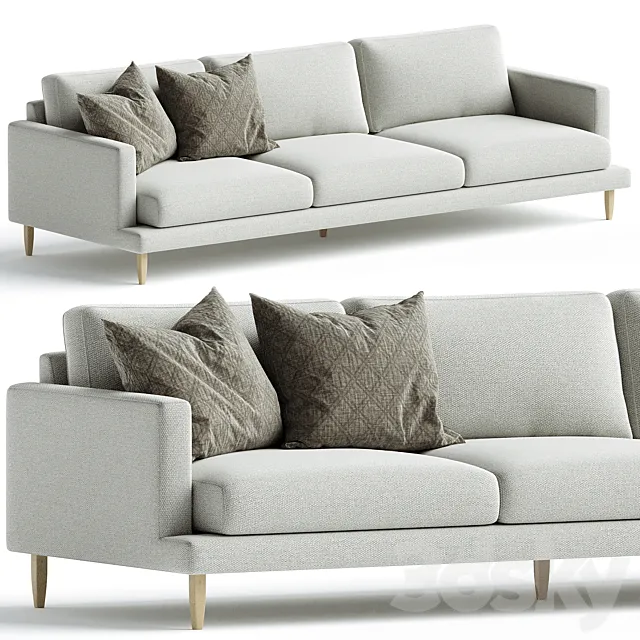 Veneda 4 seater sofa Designed by Bolia Design Team 3ds Max
