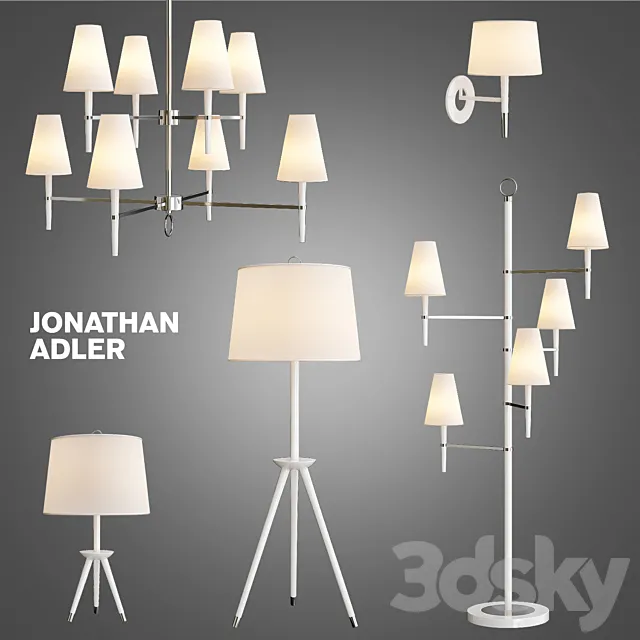 Ventana Two-Tier Chandelier 3DS Max Model