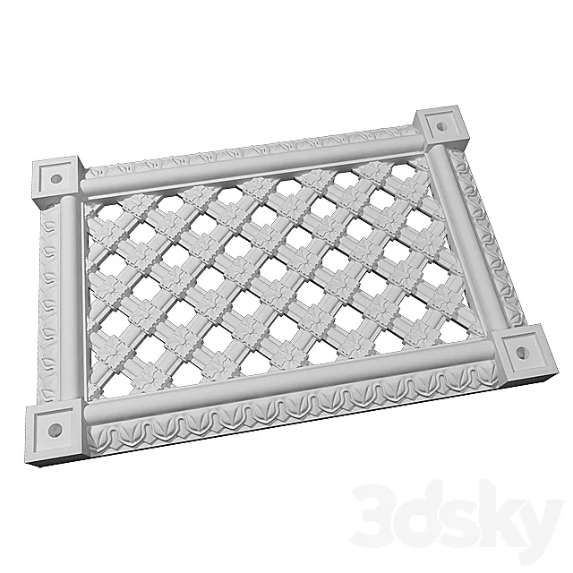 Ventilating lattice Dikart 3DSMax File