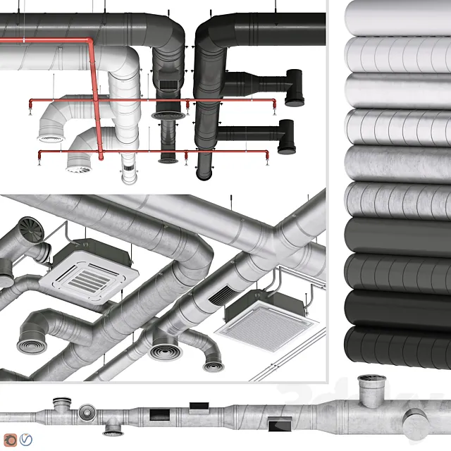 Ventilation 1 3ds Max