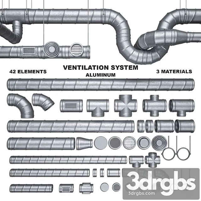 Ventilation system_2 3dsmax Download