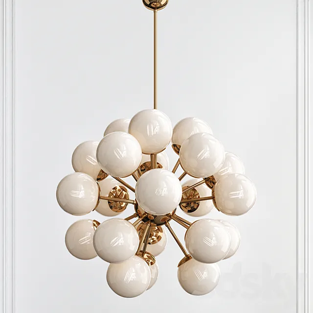 Ventiquattro Sputnik Chandelier by Fabio Ltd 3ds Max