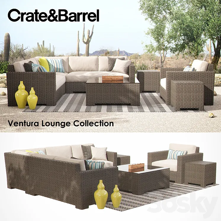 VENTURA Lounge Collection – Set I 3DS Max