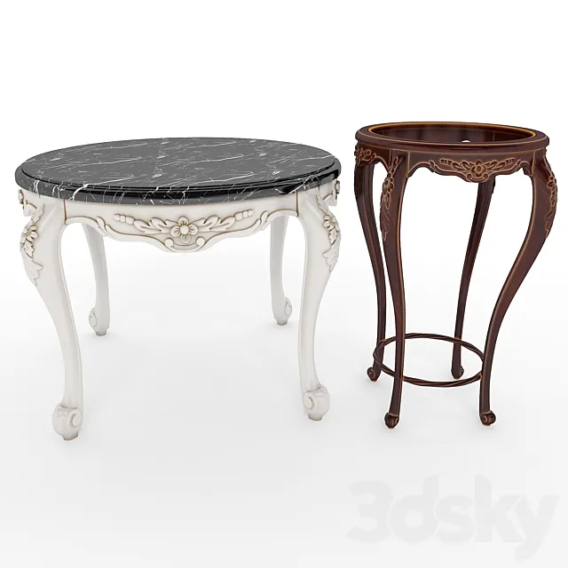 Venus Table Set 3ds Max