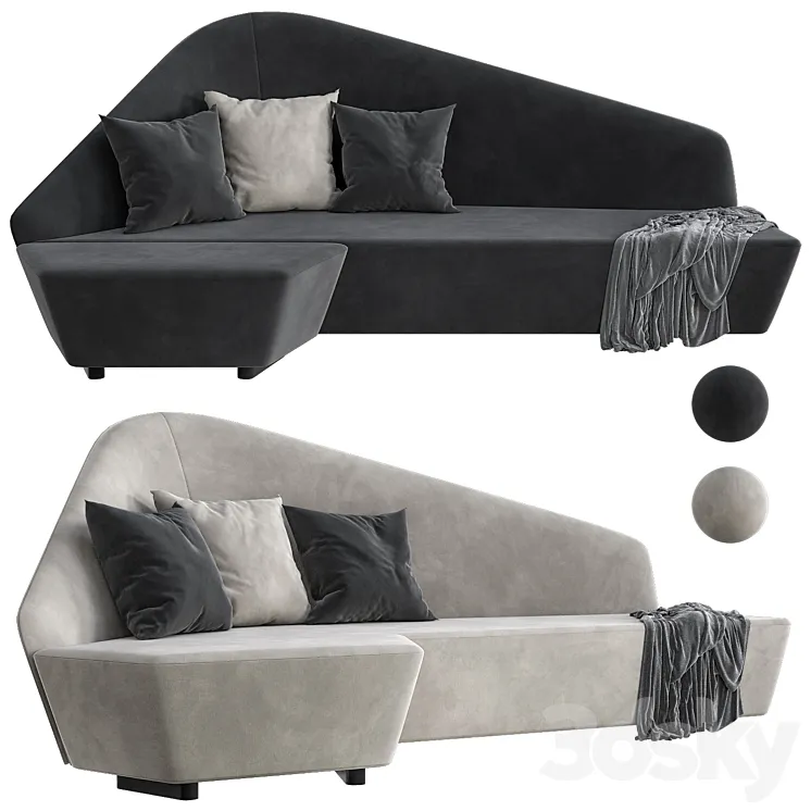 Verlaine sofa by Driade 3DS Max