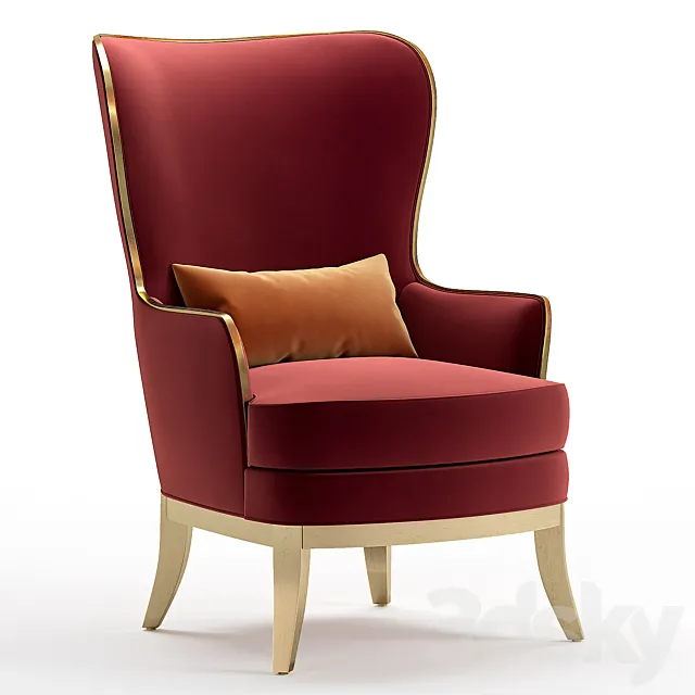 Veronica Chair Red 3DSMax File