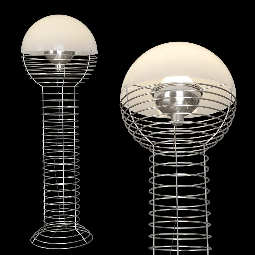 Verpan – Floor lamp Wire 3ds Max