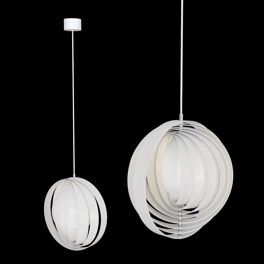 Verpan – Pendant lamp Moon large 3ds Max