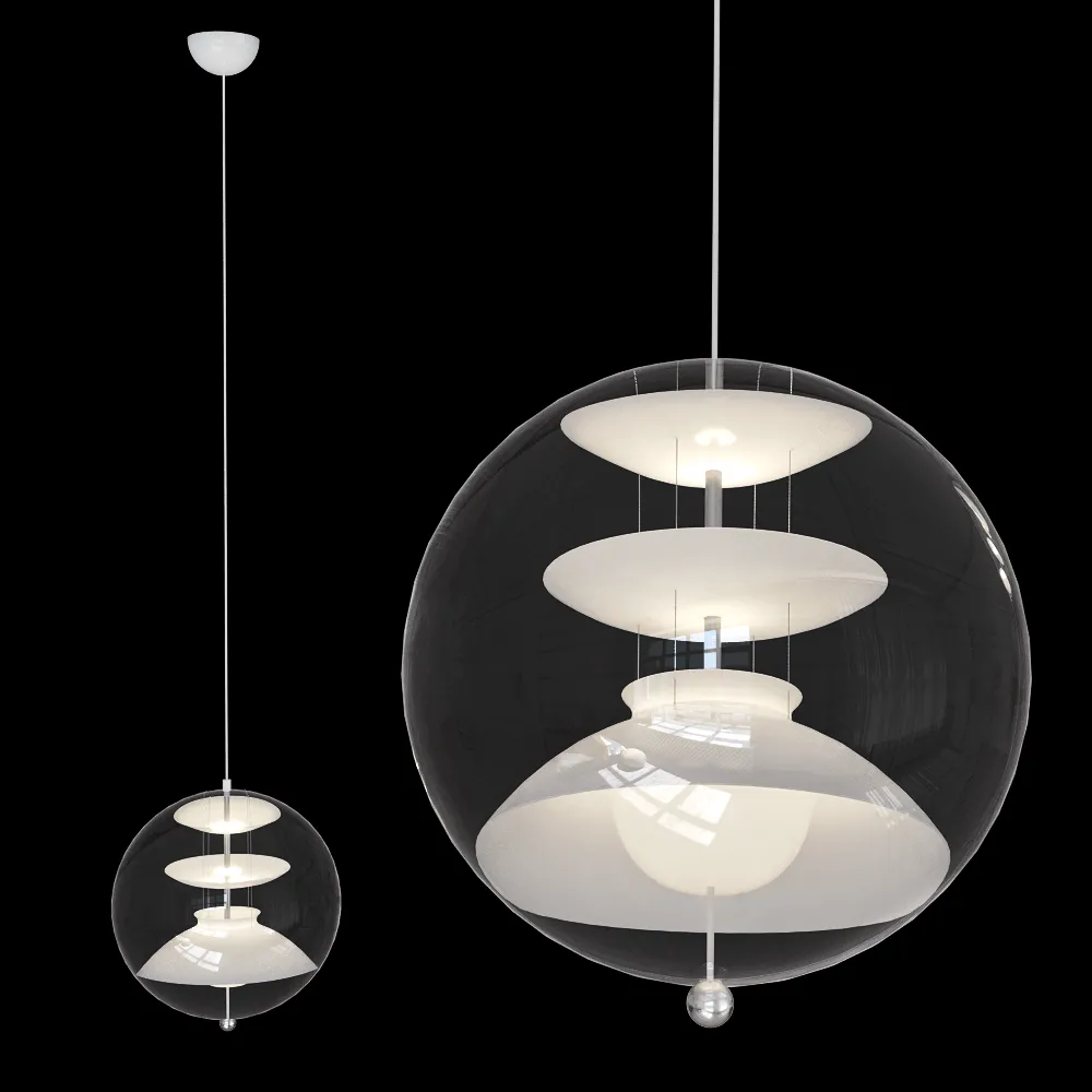 Verpan – Pendant lamp Panto 3ds Max