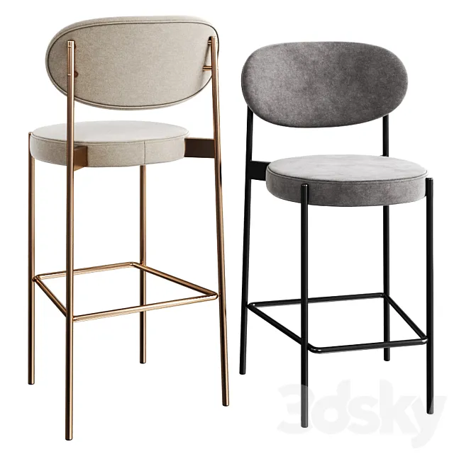 Verpan Series 430 Bar Stool 3ds Max