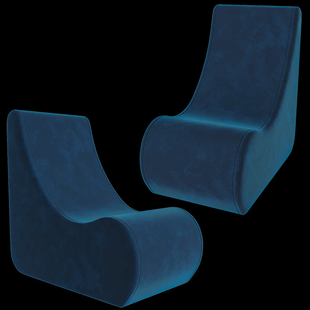 Verpan – Sofa Tobogan 3ds Max