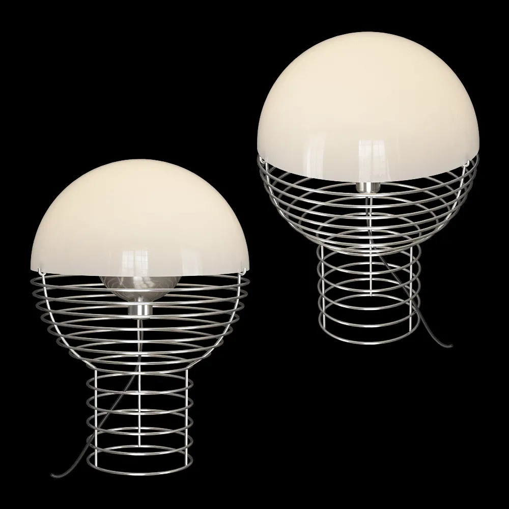 Verpan – Table lamp Wire 3ds Max