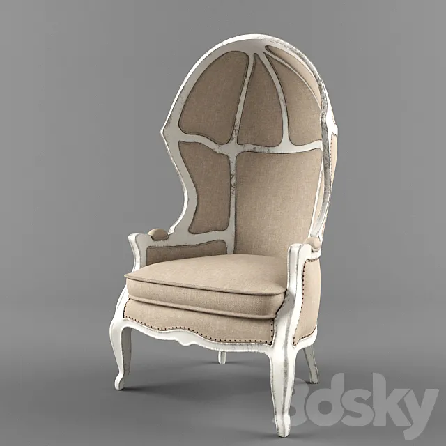 Versailles Armchair from Restoration Hardware 3ds Max