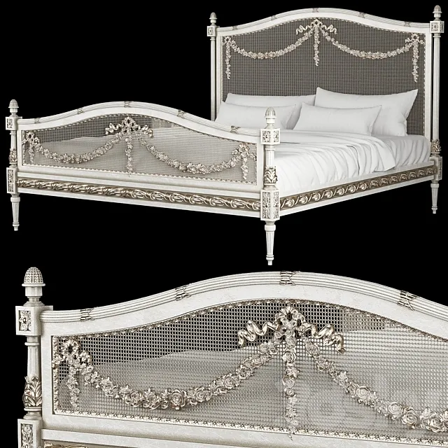 versailles bed 3ds Max