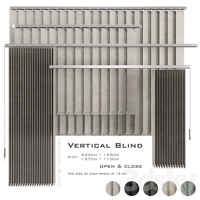 Vertical Blind 3ds Max