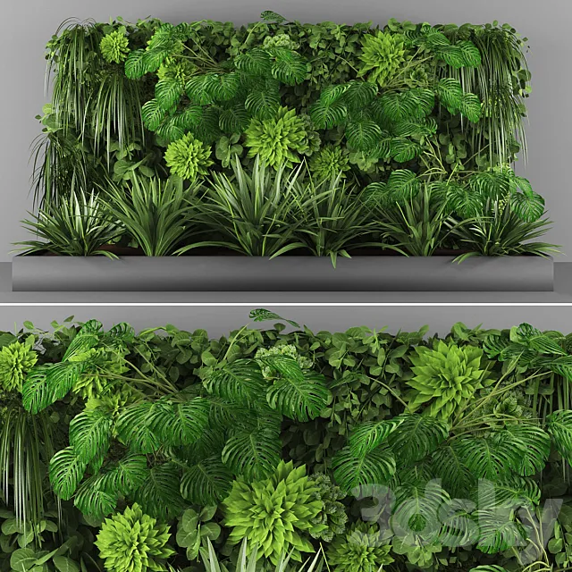 Vertical garden 067 3ds Max