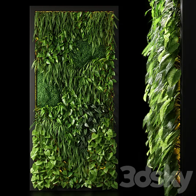 vertical garden 07 3ds Max