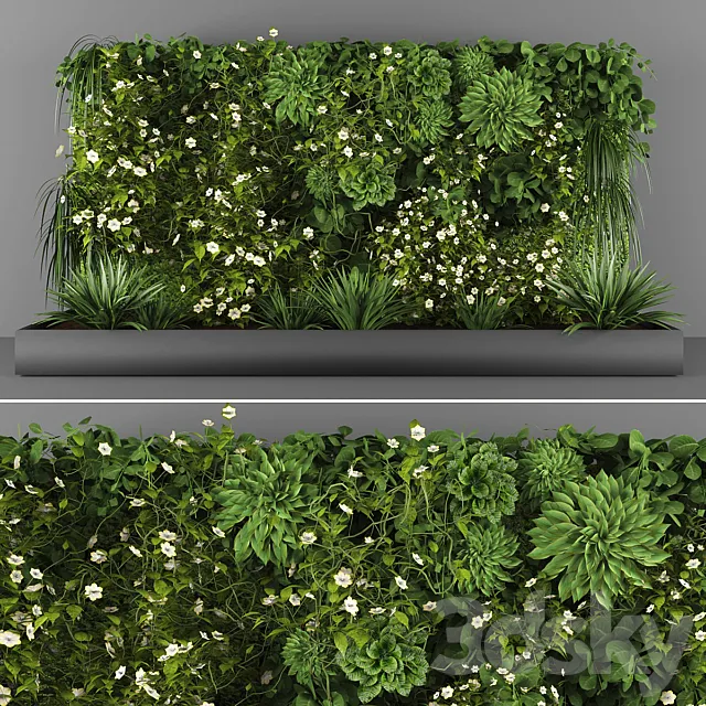 Vertical garden 084 3DS Max Model