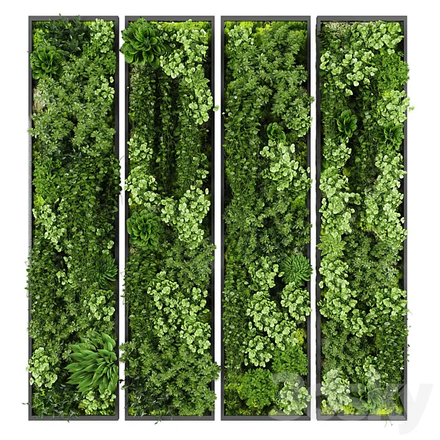 Vertical garden 243 3ds Max