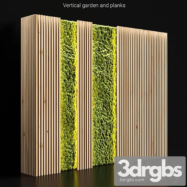 Vertical Garden and Planks 2 3dsmax Download