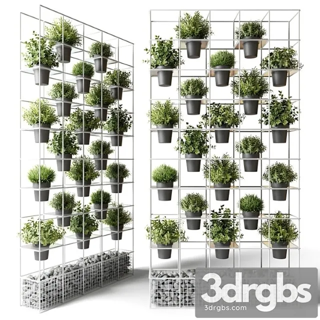 Vertical Garden For Potted Plants 3dsmax Download
