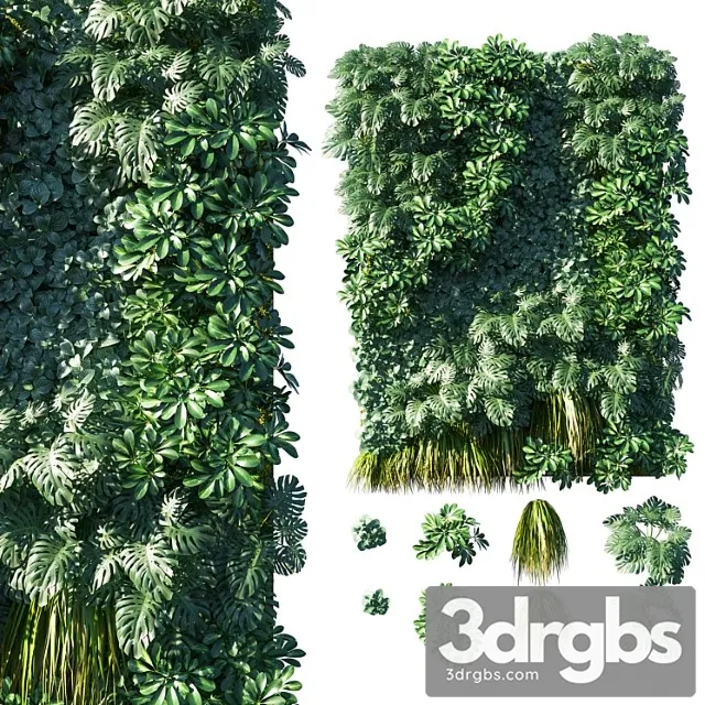 Vertical Garden Green Wall 02 3dsmax Download