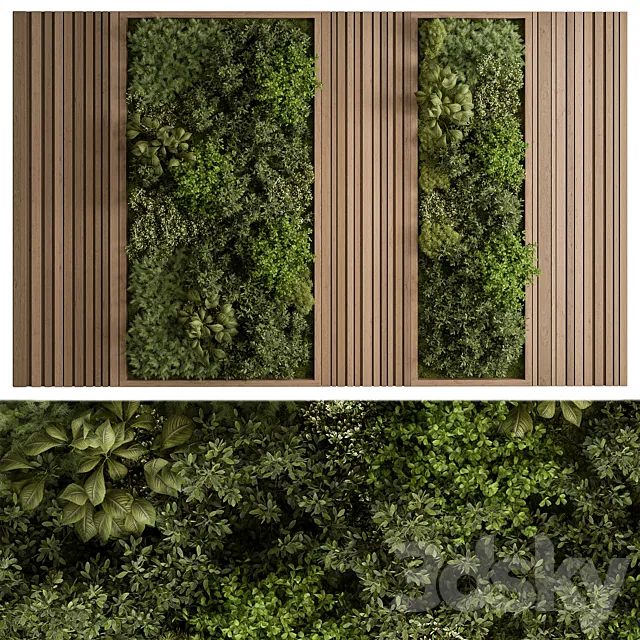 Vertical Garden – Green Wall 74 3DS Max Model