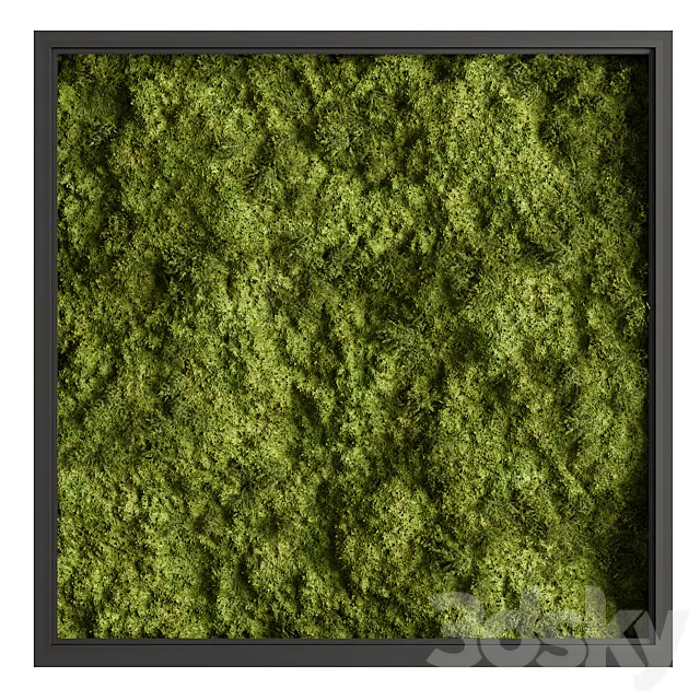 Vertical Garden – Moss Wall 112 3dsMax Model