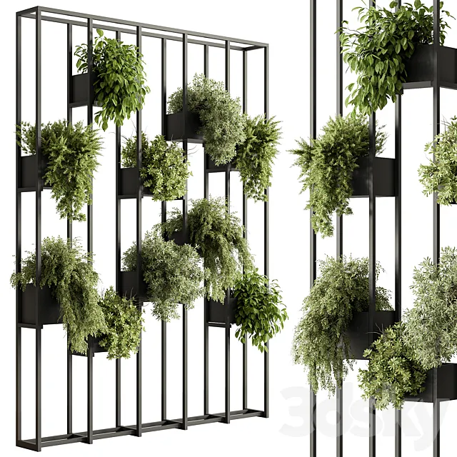 Vertical Garden Partiton – Set 102 3ds Max