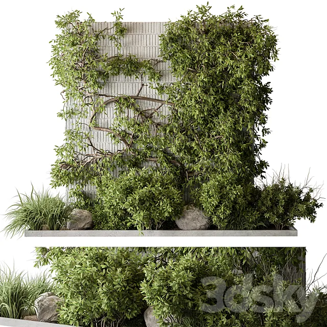 Vertical Garden Partiton – Set 108 3dsMax Model