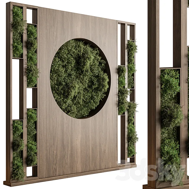 Vertical Garden Partiton – Set 96 3ds Max