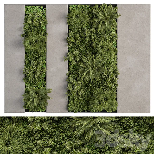 Vertical Garden – Wall Decor 63 3ds Max