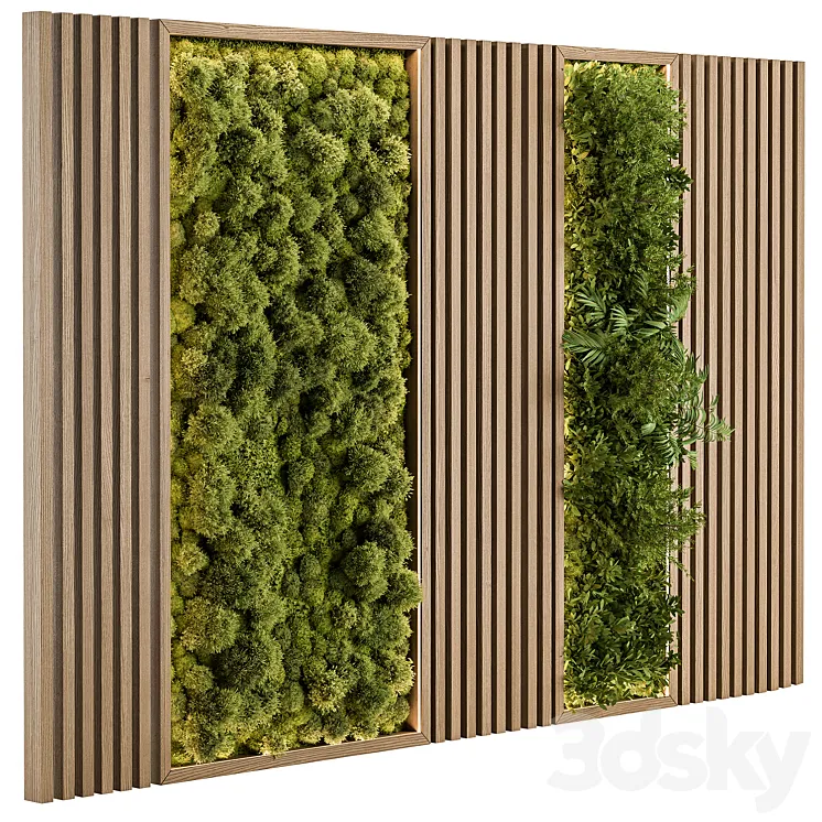 Vertical Garden – Wall Decor 68 3DS Max