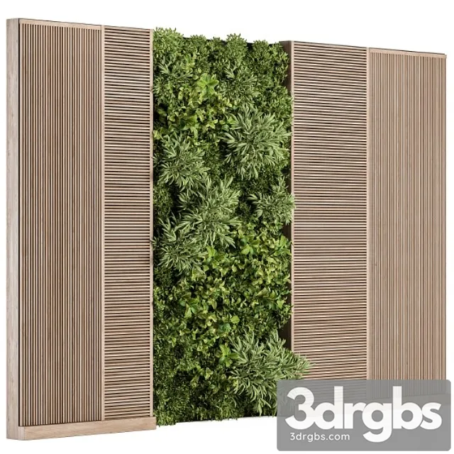 Vertical garden wood frame – wall decor 37