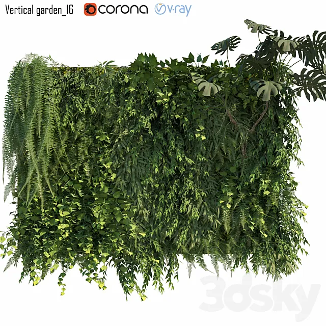 Vertical garden_16 3DS Max Model