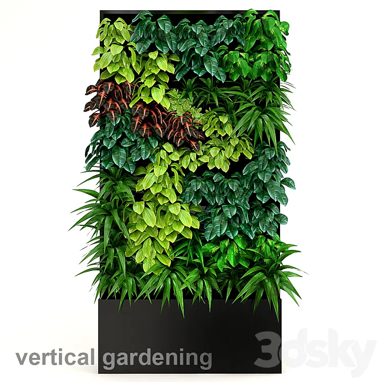 Vertical gardening 2 3DS Max