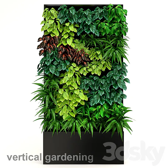 Vertical gardening 2 3DSMax File