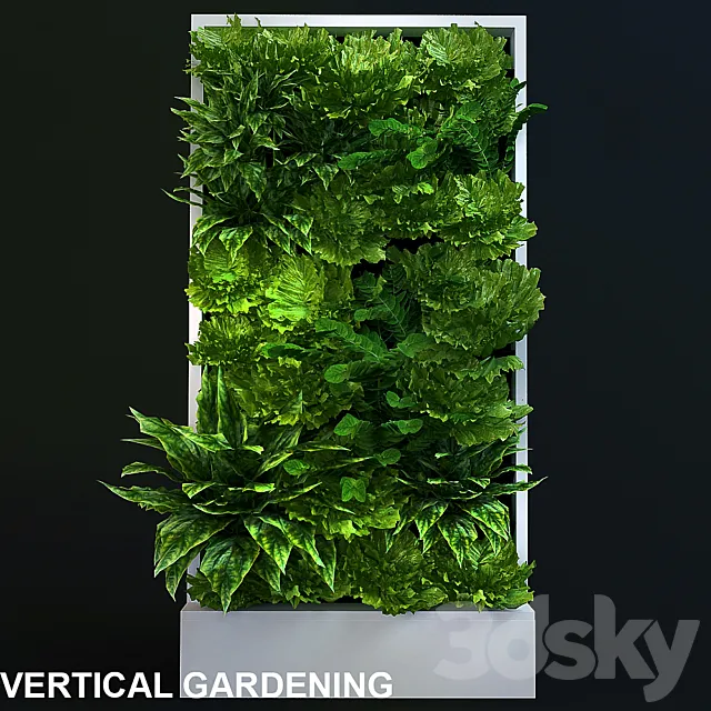 Vertical gardening 4 3DS Max Model