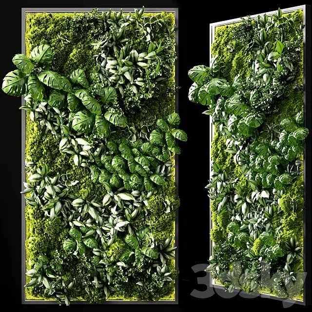 Vertical landscaping module 3ds Max