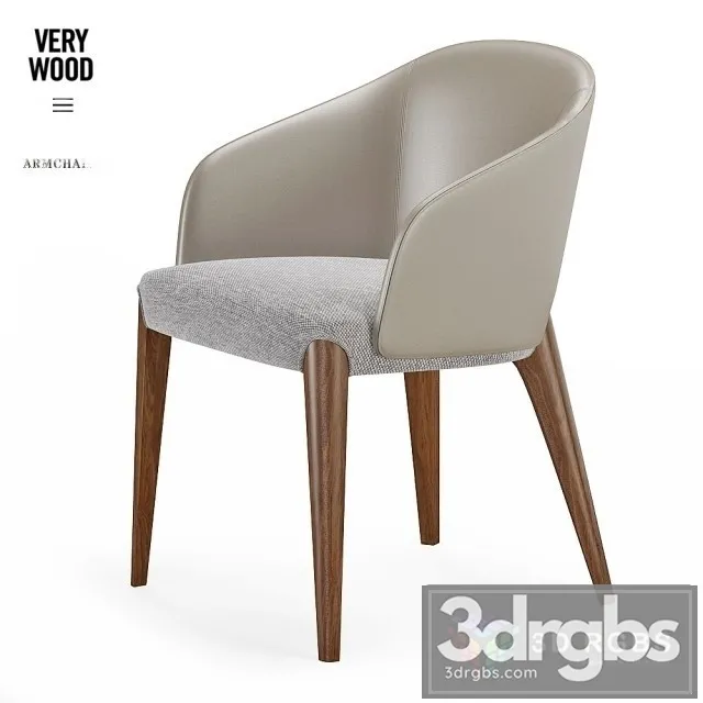 Very Wood Bellevue Chair 3dsmax Download