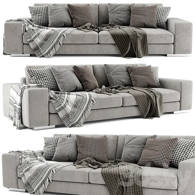 Verzelloni Holden 2 Seats Sofa 3ds Max