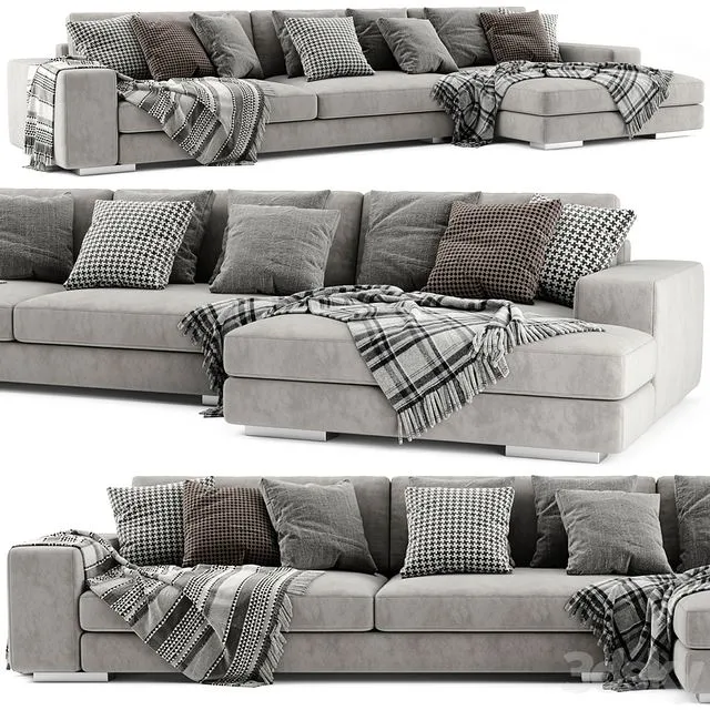 Verzelloni Holden Chaise Longue Sofa 3dsMax Model