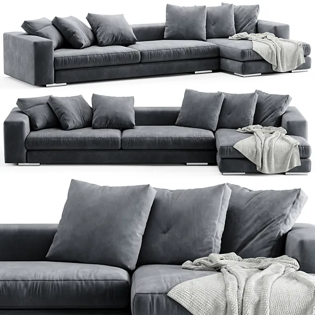 Verzelloni Holden Corner Sofa 3ds Max